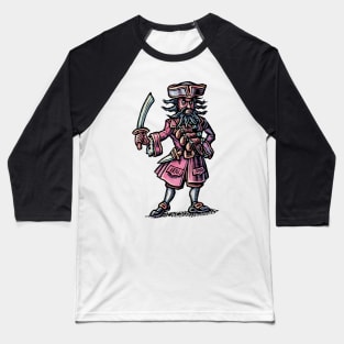 Pirate Bluebeard! Baseball T-Shirt